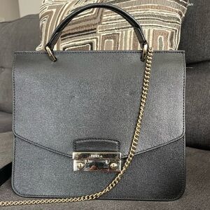 Furla Julia Top Handle Leather Handbag